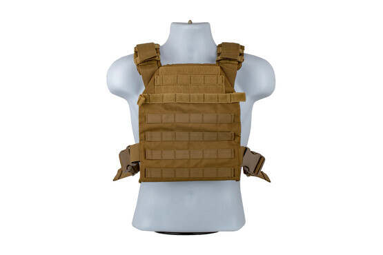 The NcSTAR VISM Fast Plate Carrier in FDE is designed for 10x12 armor plates